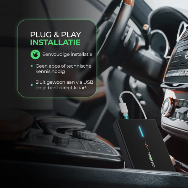 Mtronic® Autobox – AI Box voor CarPlay & Android Auto – Installeer Elke App op je Autoscherm – Smartbox met YouTube, Netflix & Meer – 8GB RAM 128GB ROM – Inclusief Bluetooth Afstandsbediening & HDMI – Nieuwste Model 2025 – Zwart - Afbeelding 8