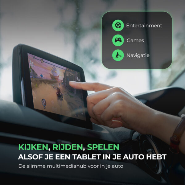Mtronic® Autobox – AI Box voor CarPlay & Android Auto – Installeer Elke App op je Autoscherm – Smartbox met YouTube, Netflix & Meer – 8GB RAM 128GB ROM – Inclusief Bluetooth Afstandsbediening & HDMI – Nieuwste Model 2025 – Zwart - Afbeelding 5
